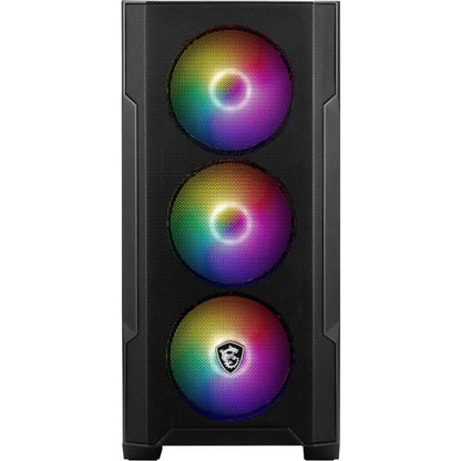 MSI MAG FORGE M100R Gaming Case - Micro-ATX ARGB Tempered Glass Chassis