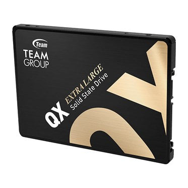 Team Group QX 512GB 2.5" SATA III SSD, 520/430 MB/s, Black/Gold