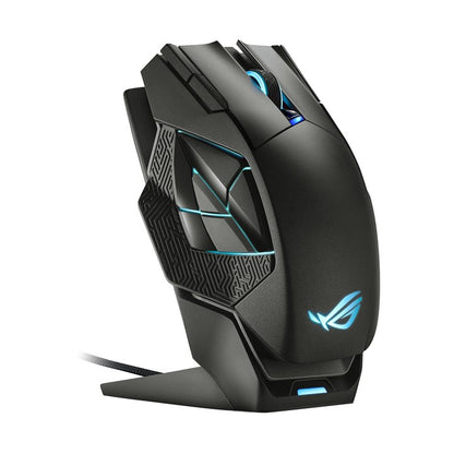 ASUS ROG Spatha X Wireless Gaming Mouse, 19000 DPI, 12 Buttons, RGB, USB-C, Black