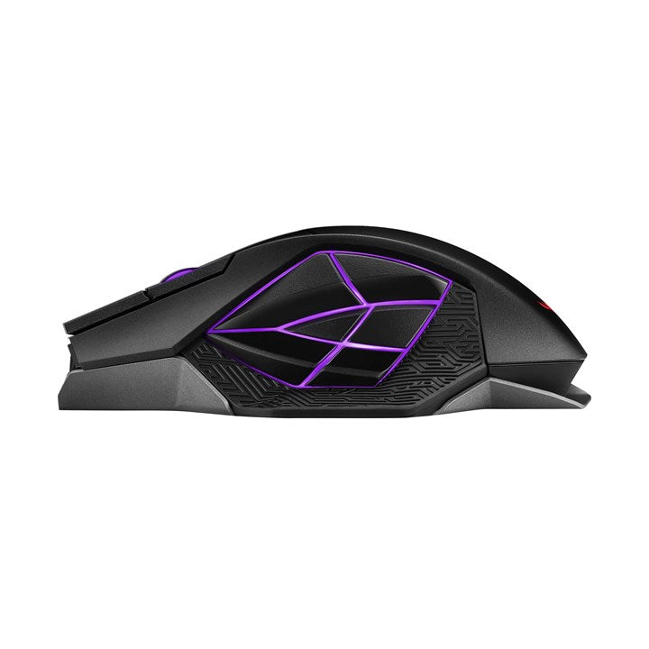 ASUS ROG Spatha X Wireless Gaming Mouse, 19000 DPI, 12 Buttons, RGB, USB-C, Black