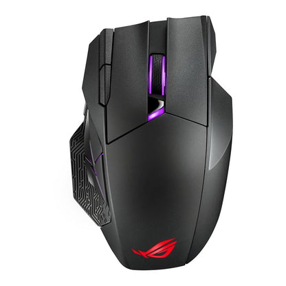ASUS ROG Spatha X Wireless Gaming Mouse, 19000 DPI, 12 Buttons, RGB, USB-C, Black