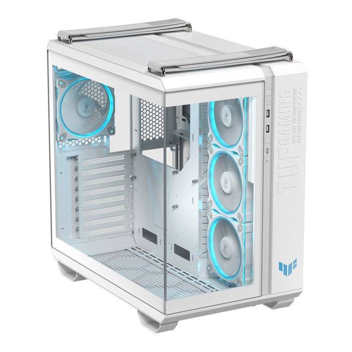ASUS TUF Gaming GT502 Horizon ARGB Midi Tower Case | ATX | 4 ARGB Fans | White