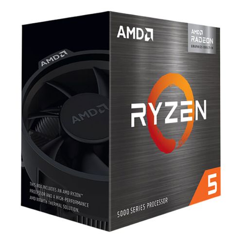 AMD Ryzen 5 5500GT CPU with Wraith Stealth Cooler, AM4, 3.6GHz (4.4 Turbo), 6-Core, 65W, 19MB Cache, 7nm, 5th Gen, Radeon Graphics - PC Gear UK
