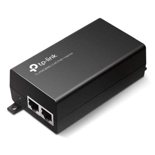 TP-LINK (TL-POE260S) 2.5G PoE+ Injector, 2 x 2.5Gbps Ports - PC Gear UK