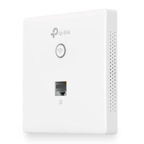 TP-LINK (EAP115-WALL) Omada 300Mbps Wireless N Wall Mount Access Point, PoE, 10/100, Free Software - PC Gear UK