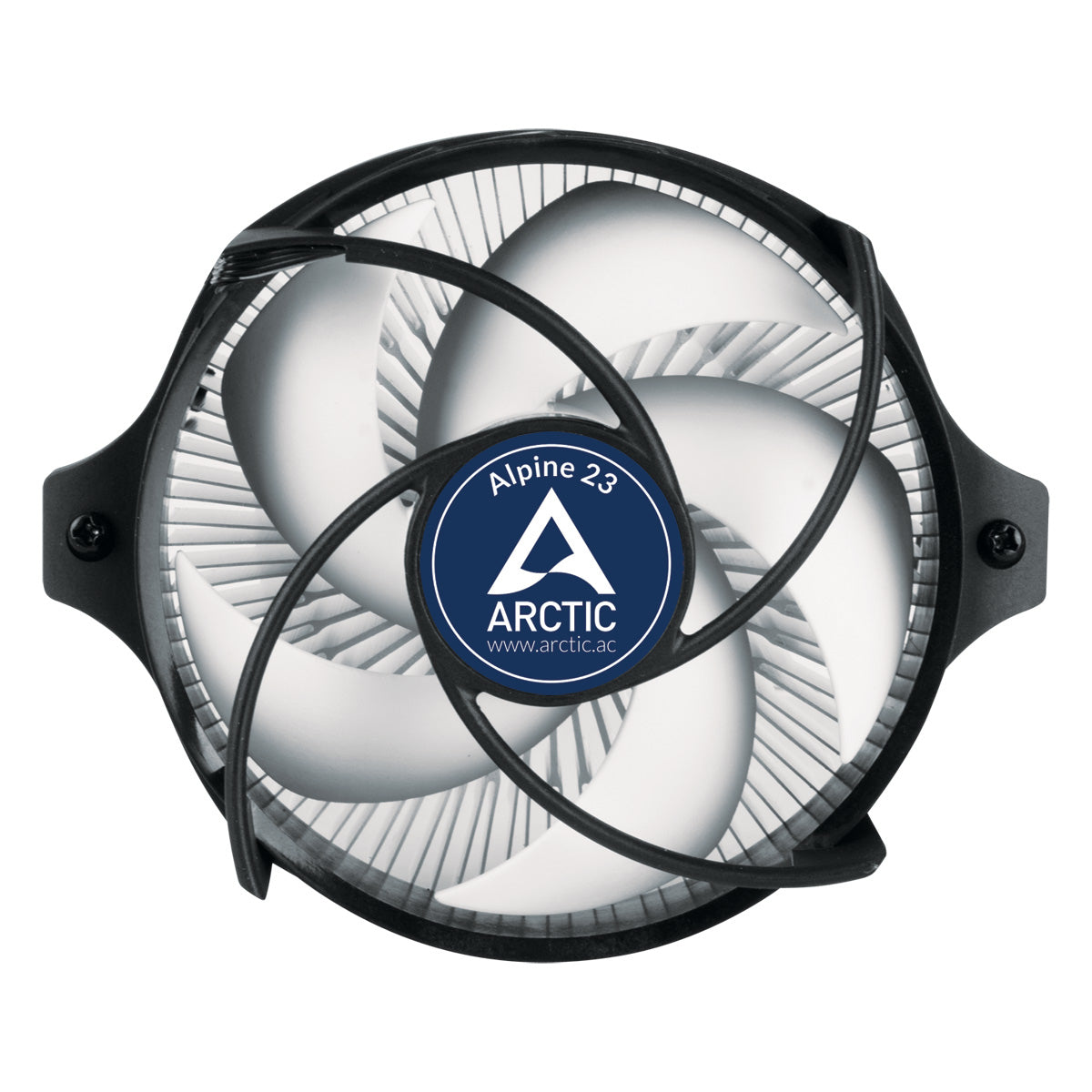 ARCTIC Alpine 23 Compact AMD CPU Air Cooler, AM4/AM5, 90mm PWM Fan, FDB Bearing, 65mm Height, Black