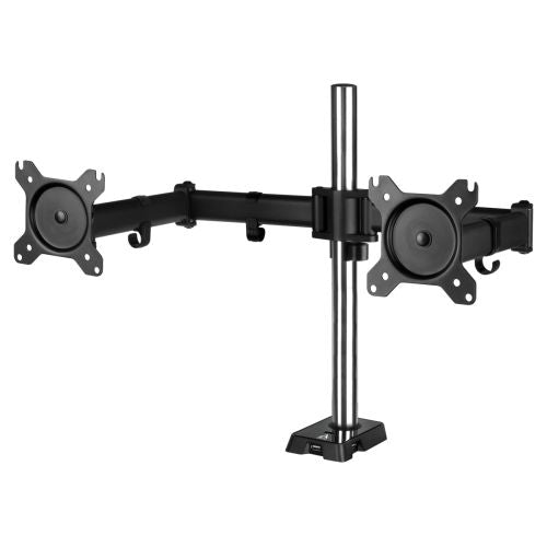 Arctic Z2 (Gen 3) Dual Monitor Arm with 4-Port USB 2.0 Hub, Up to 34" Monitors / 29" Ultrawide, 180° Swivel, 360° Rotation - PC Gear UK