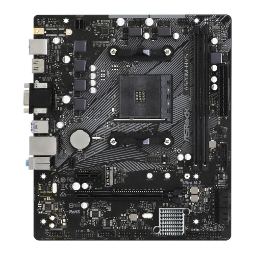 Asrock A520M-HVS, AMD A520, AM4, Micro ATX, 2 DDR4, VGA, HDMI, M.2 - PC Gear UK