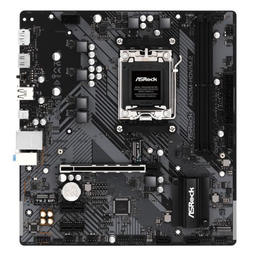 Asrock A620M-HDV/M.2, AMD A620, AM5, Micro ATX, 2 DDR5, HDMI, DP, GB LAN, PCIe4, 2x M.2 - PC Gear UK