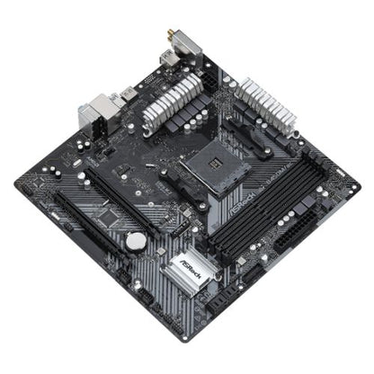 Asrock B450M/AC R2.0, AMD B450, AM4, Micro ATX, 4 DDR4, HDMI, GB LAN, AC Wi-Fi, 1x M.2