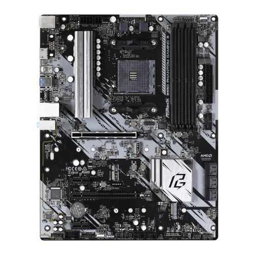 Asrock B550 PHANTOM GAMING 4, AMD B550, AM4, ATX, 4 DDR4, HDMI, XFire, PCIe4, M.2 - PC Gear UK