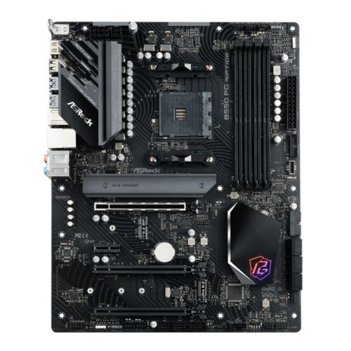 Asrock B550 PHANTOM GAMING RIPTIDE, AMD B550, AM4, ATX, 4 DDR4, HDMI, XFire, 2.5GB LAN, RGB, 2x M.2 - PC Gear UK