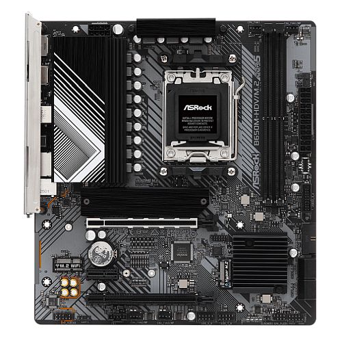 Asrock B650M-HDV/M.2, AMD B650, AM5, Micro ATX, 2 DDR5, HDMI, DP, 2.5G LAN, PCIe4, 2x M.2 - PC Gear UK
