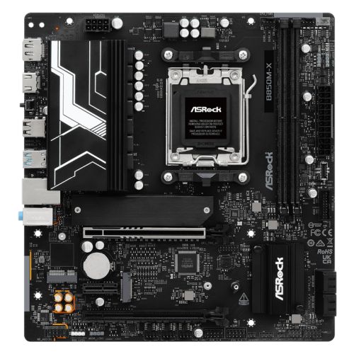 Asrock B850M-X R2.0, AMD B850, AM5, Micro ATX, 2 DDR5, HDMI, DP, 2.5G LAN, 2x M.2 - PC Gear UK