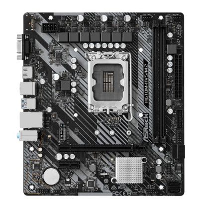 Asrock H610M-HVS/M.2 R2.0, Intel H610, 1700, Micro ATX, 2 DDR4, VGA, HDMI, PCIe4, 1x M.2 - PC Gear UK