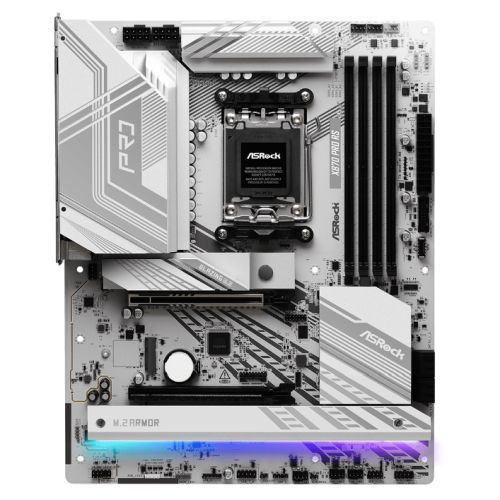 Asrock X870 PRO RS, AMD X870, AM5, ATX, 4 DDR5, HDMI, 2 USB4, 2.5G LAN, RGB, 3x M.2 - PC Gear UK