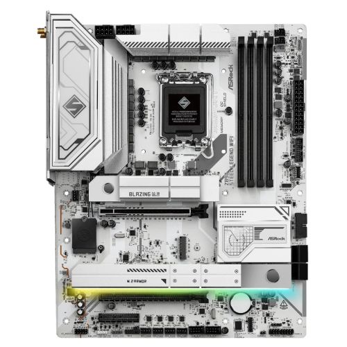 Asrock Z890 STEEL LEGEND WIFI, Intel Z890, 1851, ATX, 4 DDR5, HDMI, 2 TB4, Wi-Fi 7, 2.5G LAN, RGB, 4x M.2 - PC Gear UK