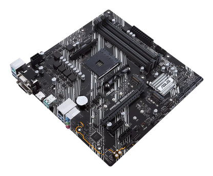 ASUS Prime B550M-K AMD AM4 Micro-ATX Motherboard, 4x DDR4, 2x M.2, PCIe 4.0, 4x SATA, HDMI, DVI-D, GbE