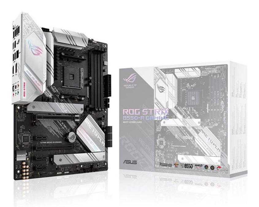 ASUS ROG Strix B550-A Gaming AMD AM4 ATX Motherboard, 4x DDR4, 2x M.2, PCIe 4.0, 6x SATA, HDMI, DP