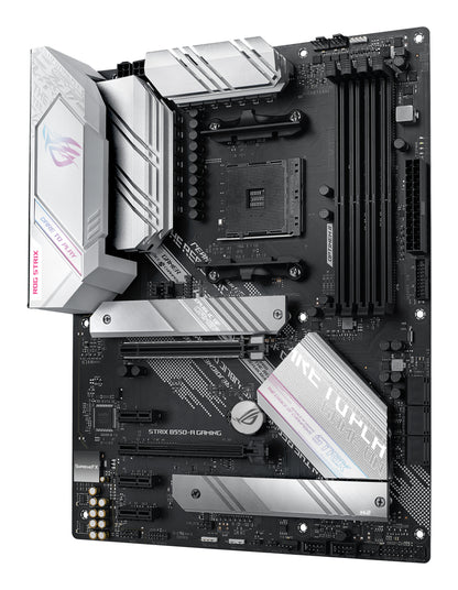 ASUS ROG Strix B550-A Gaming AMD AM4 ATX Motherboard, 4x DDR4, 2x M.2, PCIe 4.0, 6x SATA, HDMI, DP