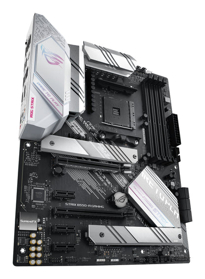 ASUS ROG Strix B550-A Gaming AMD AM4 ATX Motherboard, 4x DDR4, 2x M.2, PCIe 4.0, 6x SATA, HDMI, DP