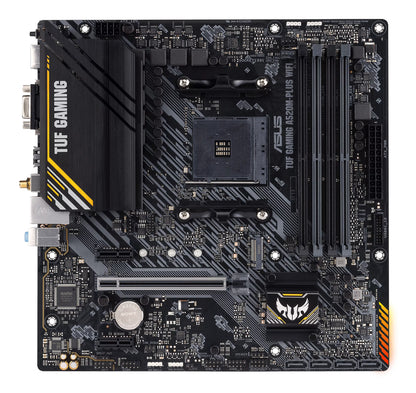 ASUS TUF Gaming A520M-Plus WiFi AMD AM4 Micro-ATX Motherboard, 4x DDR4, M.2, 4x SATA, HDMI, Wi-Fi 5