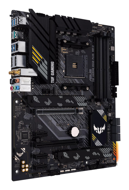 ASUS TUF Gaming B550-Plus WiFi II AMD AM4 ATX Motherboard, 4x DDR4, 2x M.2, PCIe 4.0, 6x SATA, Wi-Fi 6