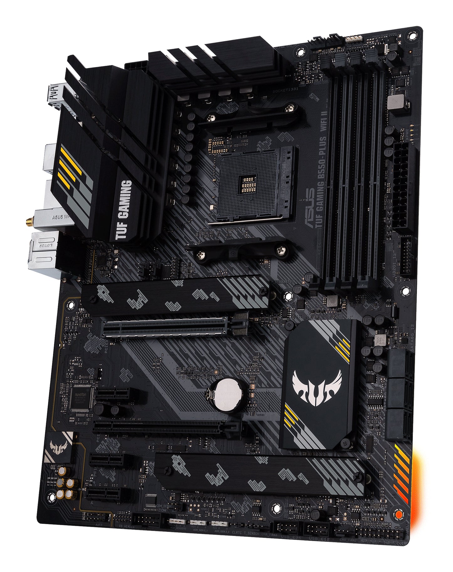 ASUS TUF Gaming B550-Plus WiFi II AMD AM4 ATX Motherboard, 4x DDR4, 2x M.2, PCIe 4.0, 6x SATA, Wi-Fi 6