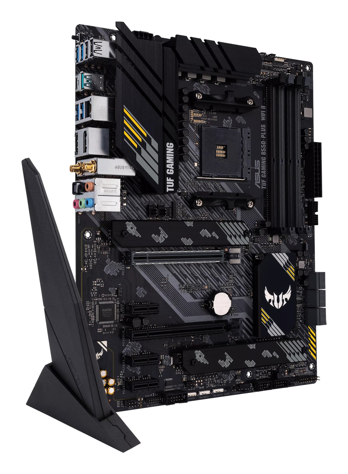 ASUS TUF Gaming B550-Plus WiFi II AMD AM4 ATX Motherboard, 4x DDR4, 2x M.2, PCIe 4.0, 6x SATA, Wi-Fi 6