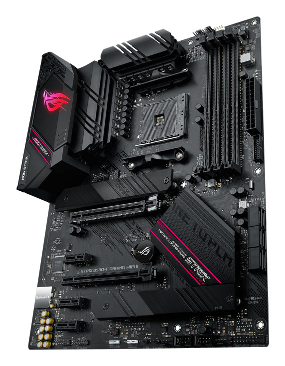 ASUS ROG Strix B550-F Gaming WiFi II AMD AM4 ATX Motherboard, 4x DDR4, 2x M.2, PCIe 4.0, 6x SATA, WiFi 6, 2.5GbE, USB-C