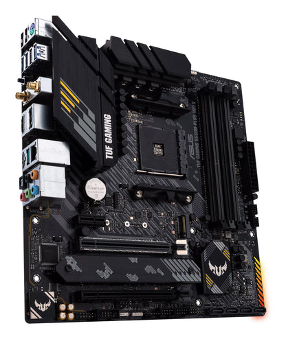 ASUS TUF Gaming B550M-Plus WiFi II AMD AM4 Micro-ATX Motherboard, 4x DDR4, 2x M.2, PCIe 4.0, 4x SATA, Wi-Fi 6