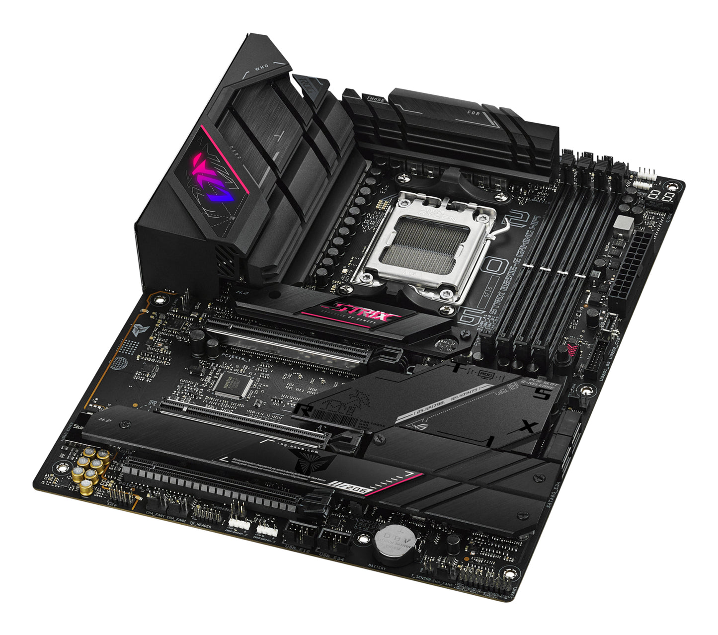 ASUS ROG Strix B650E-E Gaming WiFi AMD AM5 ATX Motherboard, 4x DDR5, 4x M.2, PCIe 5.0, Wi-Fi 6E