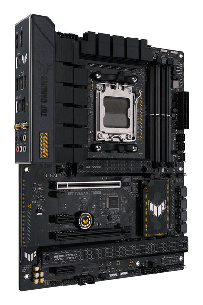 ASUS TUF Gaming B650-Plus WiFi AMD AM5 ATX Motherboard, 4x DDR5, 3x M.2, PCIe 5.0, 4x SATA, WiFi 6, 2.5GbE, USB-C 20Gbps