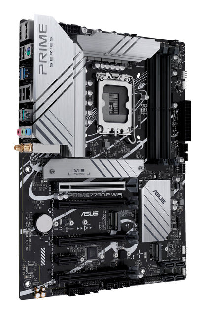 ASUS Prime Z790-P WiFi Intel LGA1700 ATX Motherboard, 4x DDR5, 3x M.2, PCIe 5.0, 4x SATA, WiFi 6, 2.5GbE, USB-C 20Gbps