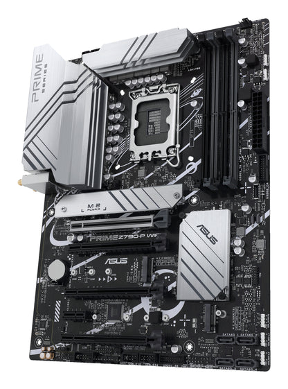 ASUS Prime Z790-P WiFi Intel LGA1700 ATX Motherboard, 4x DDR5, 3x M.2, PCIe 5.0, 4x SATA, WiFi 6, 2.5GbE, USB-C 20Gbps