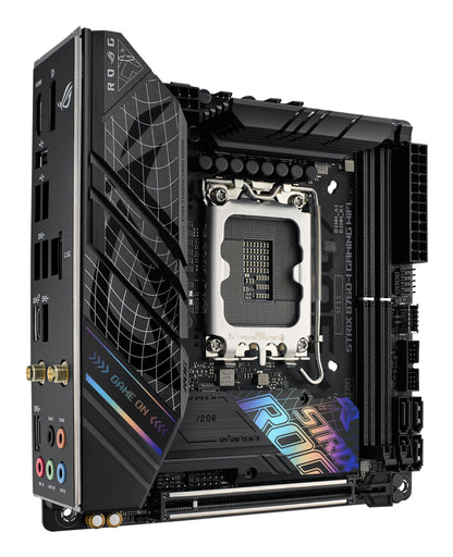 ASUS ROG Strix B760-I Gaming WiFi Intel LGA1700 Mini-ITX Motherboard, 2x DDR5, 2x M.2, PCIe 5.0, 4x SATA, WiFi 6E, 2.5GbE, USB-C 20Gbps