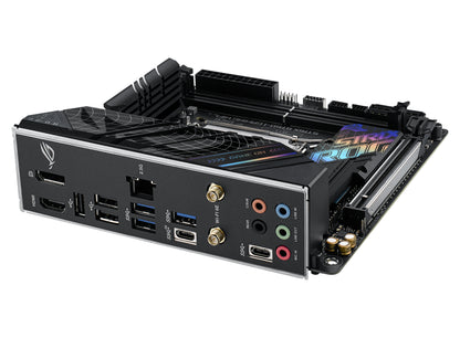 ASUS ROG Strix B760-I Gaming WiFi Intel LGA1700 Mini-ITX Motherboard, 2x DDR5, 2x M.2, PCIe 5.0, 4x SATA, WiFi 6E, 2.5GbE, USB-C 20Gbps