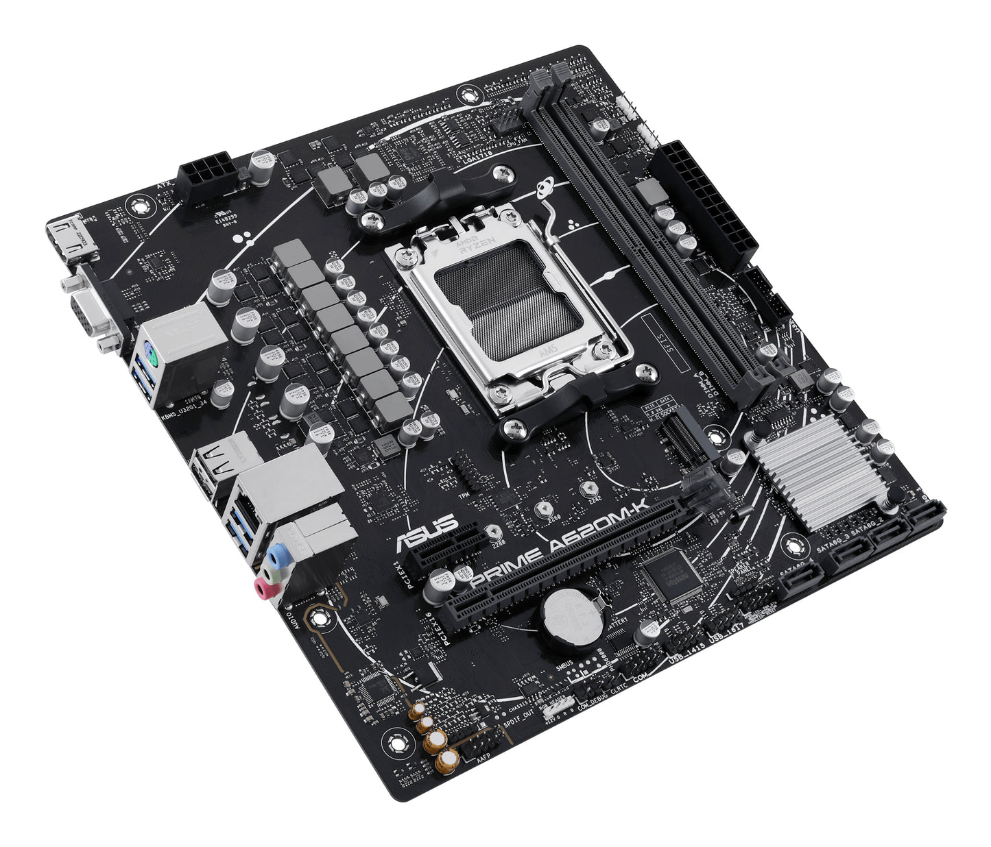 ASUS PRIME A620M-K, AMD A620, Socket AM5, micro ATX