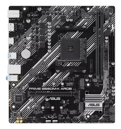 ASUS PRIME B550M-K ARGB, AMD B550, Socket AM4, micro ATX