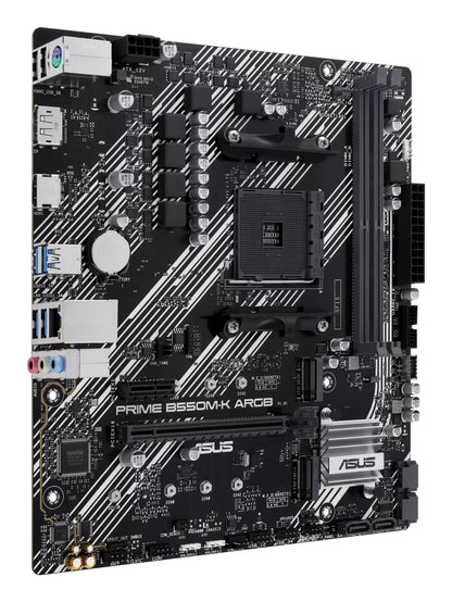 ASUS PRIME B550M-K ARGB, AMD B550, Socket AM4, micro ATX