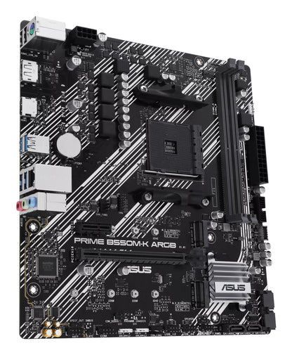 ASUS PRIME B550M-K ARGB, AMD B550, Socket AM4, micro ATX