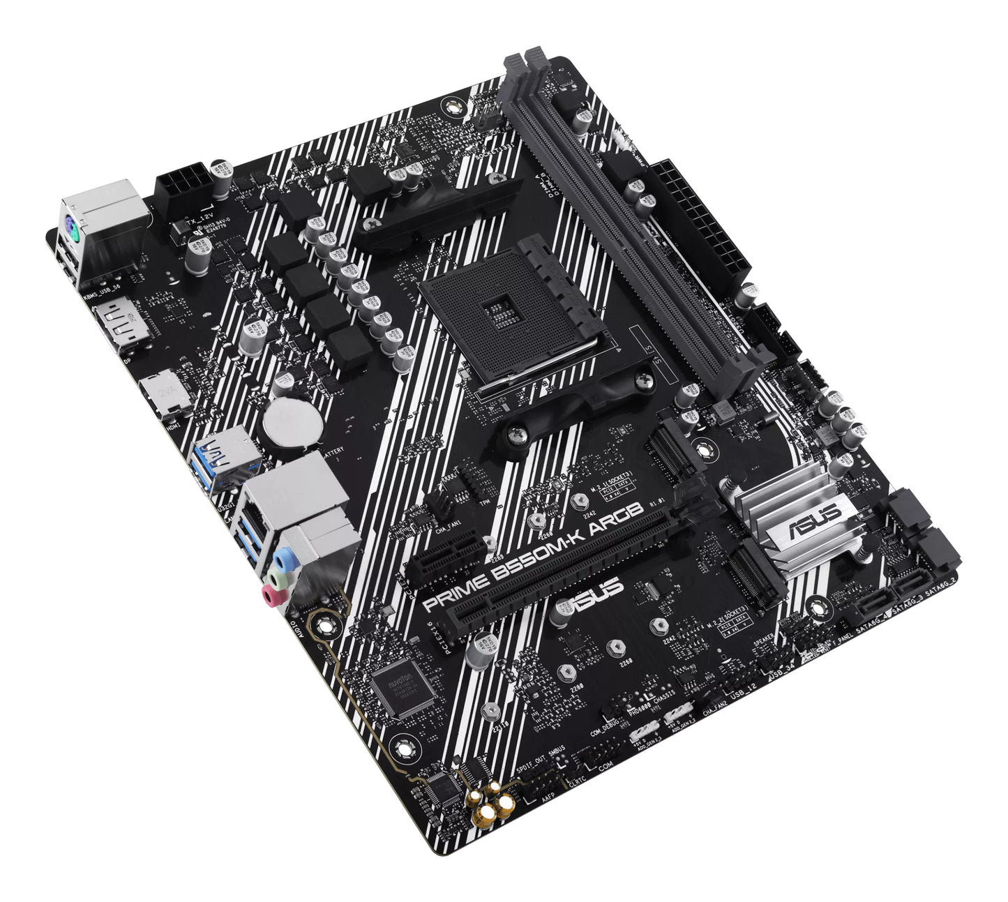ASUS PRIME B550M-K ARGB, AMD B550, Socket AM4, micro ATX
