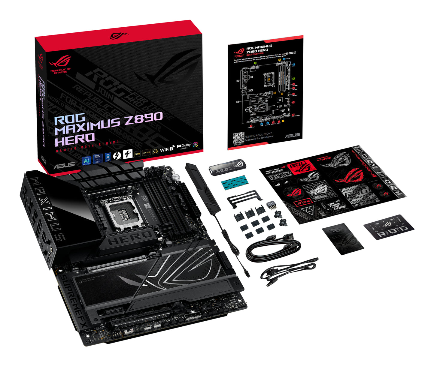 ASUS ROG Maximus Z890 Hero Intel LGA1851 ATX Motherboard