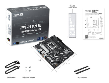 ASUS PRIME H810M-A WIFI, Intel H810, LGA 1851, micro ATX