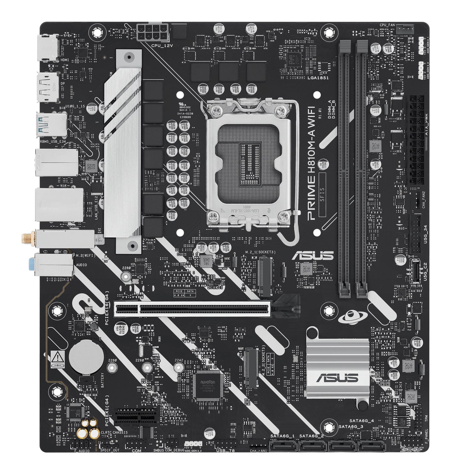 ASUS PRIME H810M-A WIFI, Intel H810, LGA 1851, micro ATX