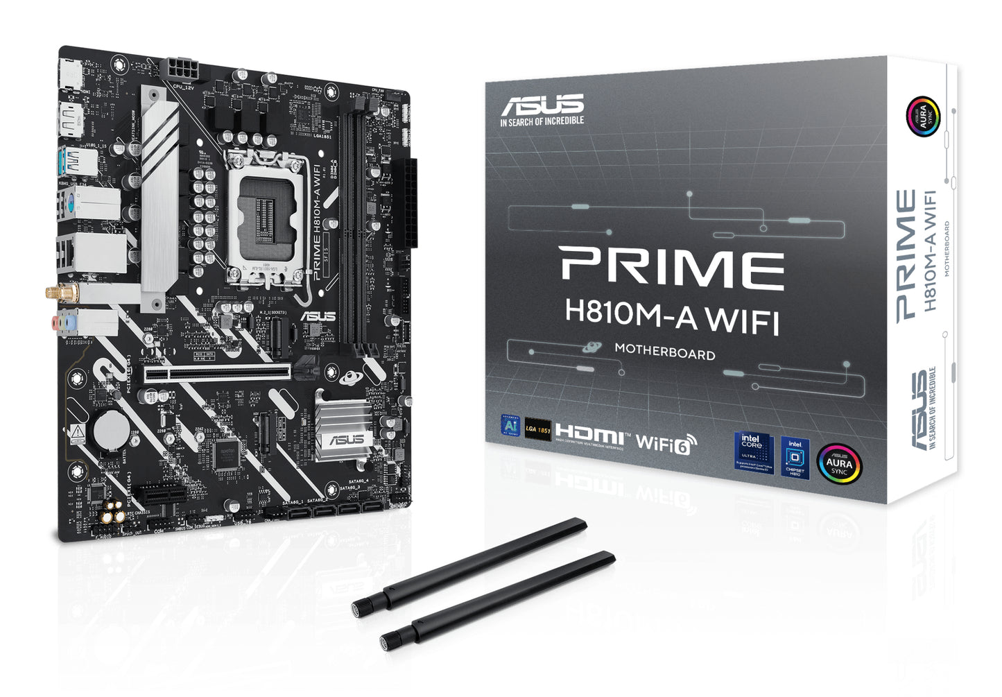 ASUS PRIME H810M-A WIFI, Intel H810, LGA 1851, micro ATX