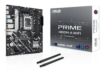 ASUS PRIME H810M-A WIFI, Intel H810, LGA 1851, micro ATX