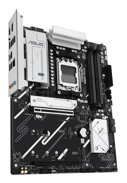 ASUS Prime B850-PLUS-CSM Motherboard, AMD B850, Socket AM5, ATX, 4x DDR5 DIMM, 3x M.2, PCIe 5.0, 2.5GbE, HDMI, DP, USB-C, Ryzen 7000/8000/9000