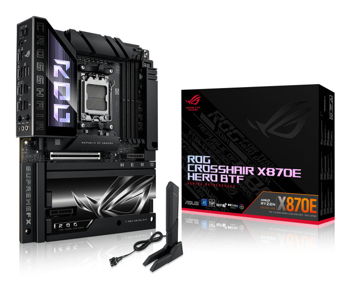 ASUS ROG CROSSHAIR X870E HERO BTF, AMD X870E, Socket AM5, ATX