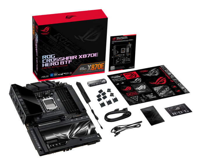 ASUS ROG CROSSHAIR X870E HERO BTF, AMD X870E, Socket AM5, ATX